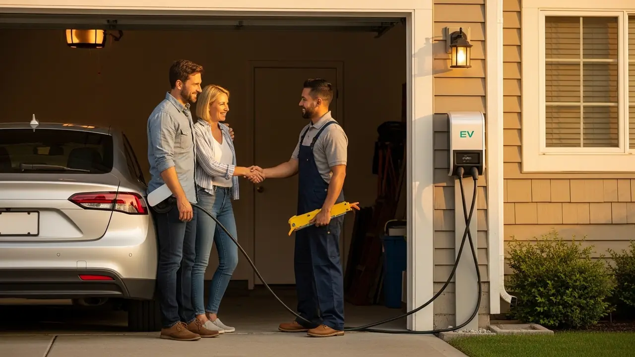 Minneapolis EV charger installation
