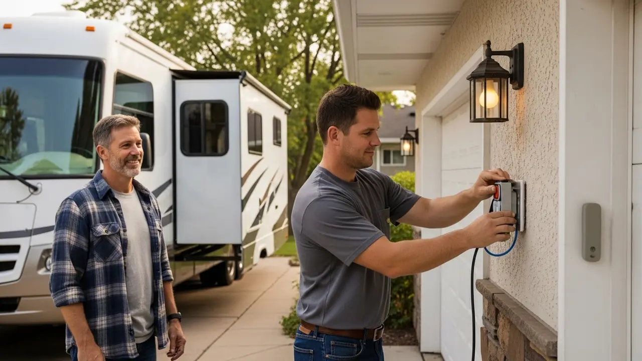 RV & High-Power Outlet Installation